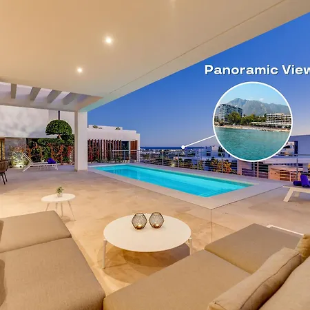 Vacation Marbella I Schumacher, New Built, Sea View, Luxury, Private Pool Villa Estepona